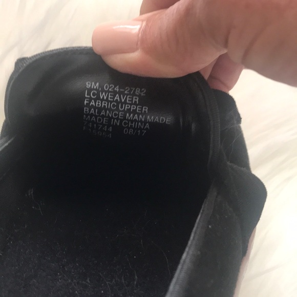 Like new Liz Claiborne Black Suede Slip On - Picture 6 of 7